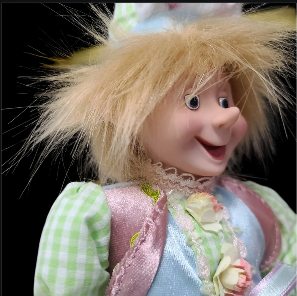 Cynthia Rowley Easter Fairy Pixie Elf Whimsical Shelf Sitter Doll Poseable New